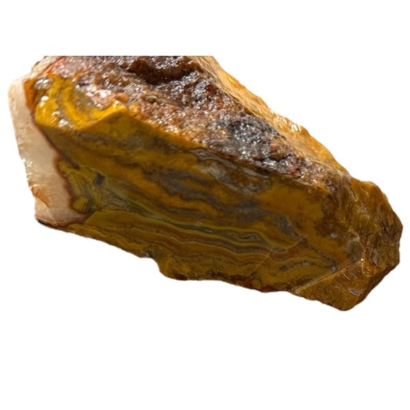 Rare Turkish Agate Yellow and White Banding - Picture 6 of 11